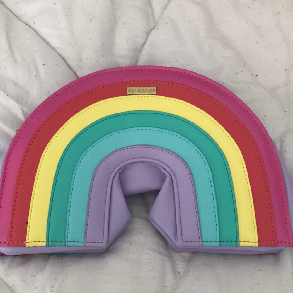 Brand new without tags rainbow Skinnydip purse!